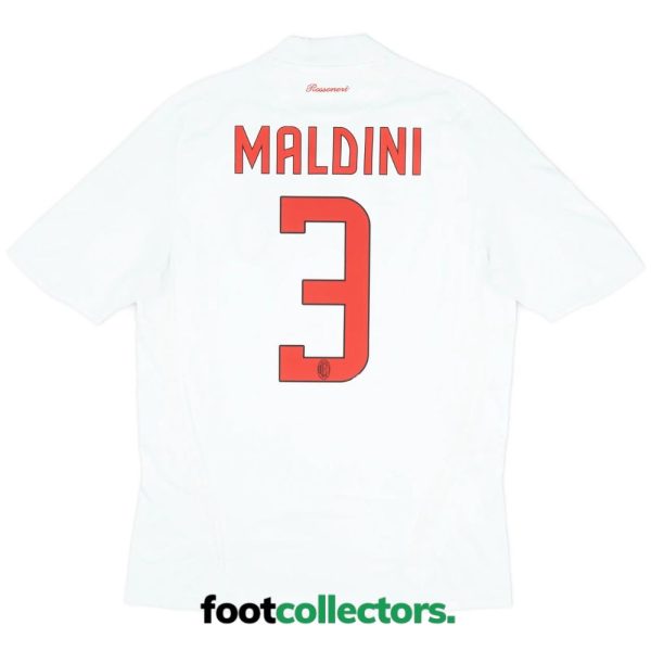 Maillot Retro Vintage Milan AC Exterieur 2008 2009 Maldini