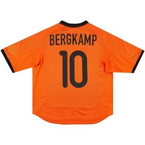 Maillot Retro Vintage Pays Bas Domicile 2000 2002 Bergkamp