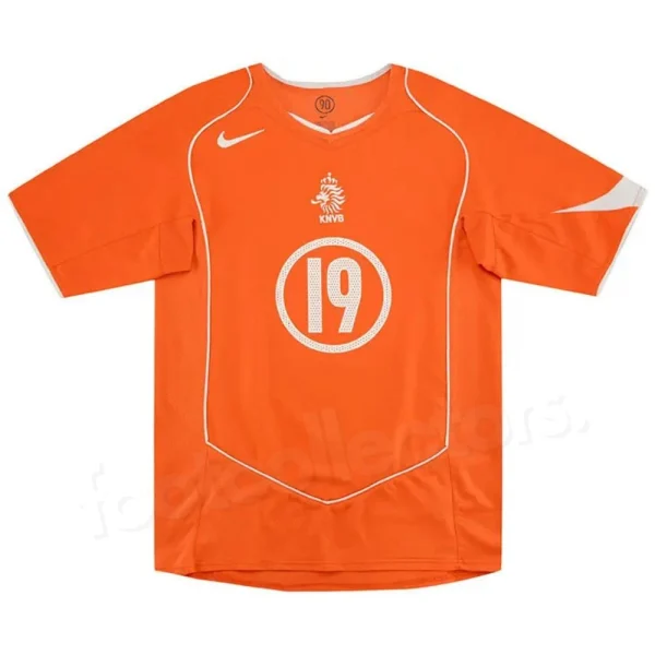 Maillot Retro Vintage Pays Bas Domicile 2004 2006 Robben