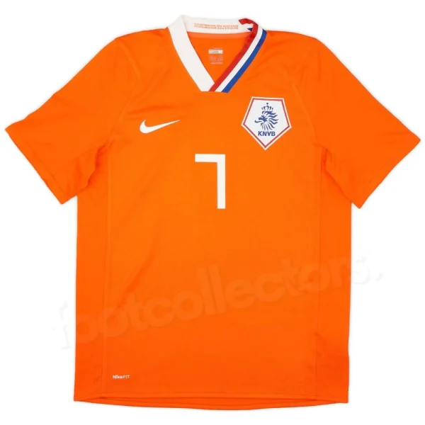 Maillot Retro Vintage Pays Bas Domicile 2008 2010 Persie
