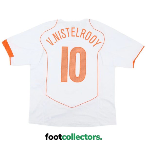 Maillot Retro Vintage Pays Bas Exterieur 2004 2006 Nistelrooy