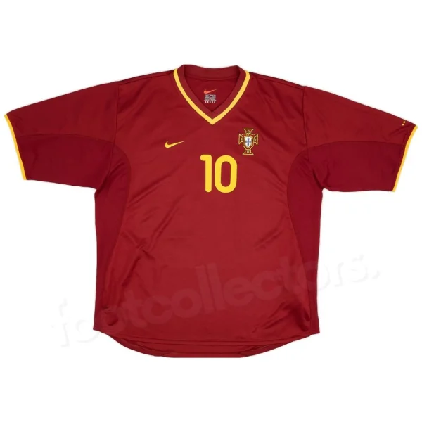 Maillot Retro Vintage Portugal Domicile 2000 2002 Rui Costa