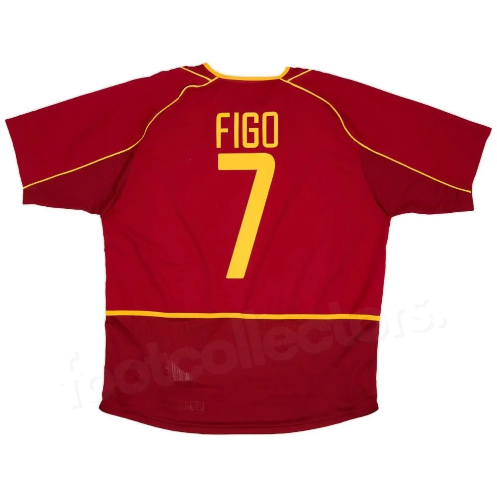 Camiseta Portugal Local Retro Vintage 2002 2004 Figo