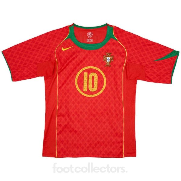 Maillot Retro Vintage Portugal Domicile 2004 2006 Rui Costa