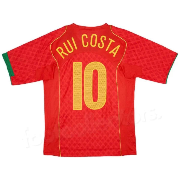 Camiseta Portugal Local Retro Vintage 2004 2006 Rui Costa