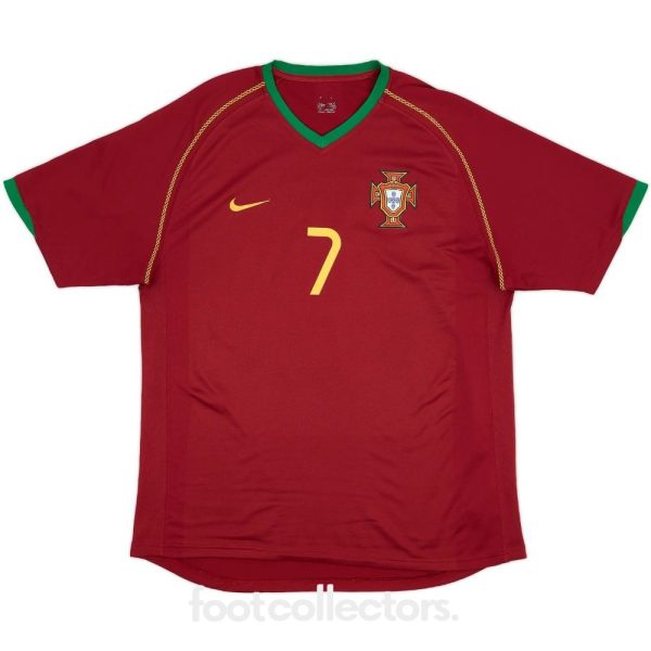 Maillot Retro Vintage Portugal Domicile 2006 2008 Figo