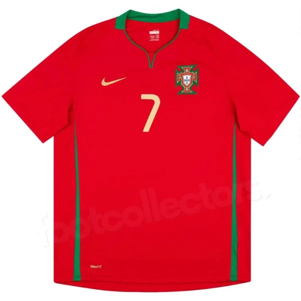 Maillot Retro Vintage Portugal Domicile 2006 2008 Ronaldo