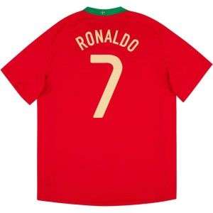 Maillot Retro Vintage Portugal Domicile 2006 2008 Ronaldo