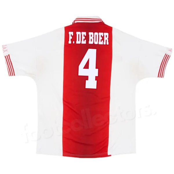 Maillot Ajax De Boer 1997 1998 Domicile