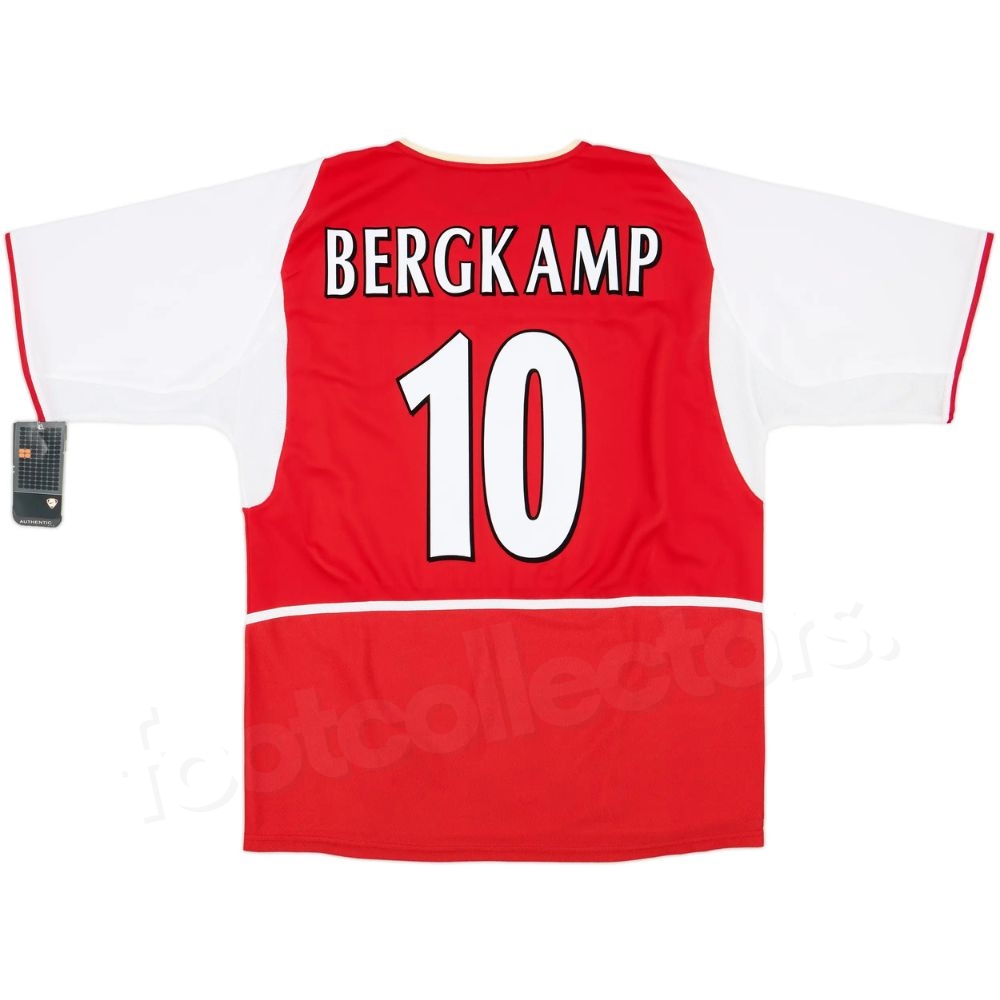 Maillot Arsenal Domicile 2002-2004 Bergkamp
