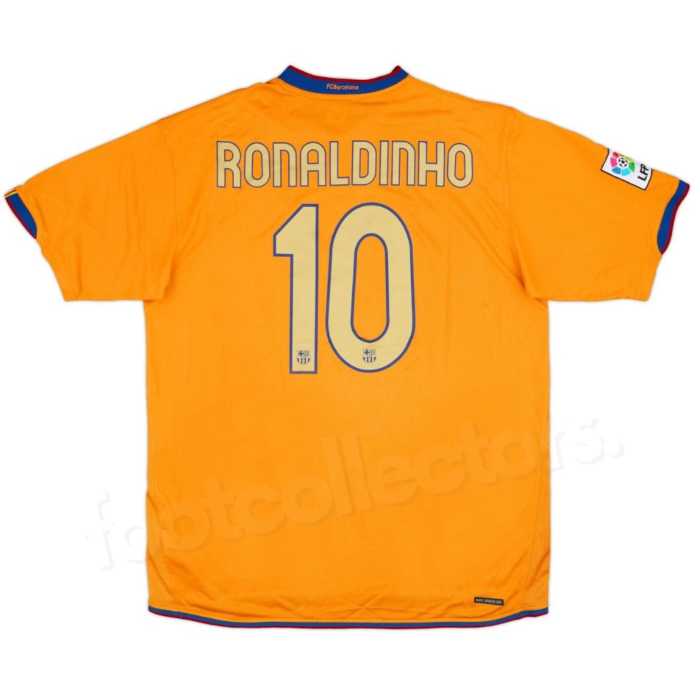 Maillot Barca Exterieur 2006-2008 Ronaldinho