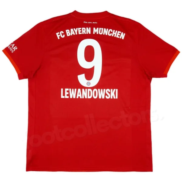 Maillot Bayern Munich Domicile 2019-2020 Lewandowski