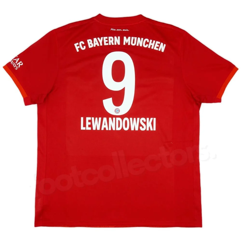 Maillot Bayern Munich Domicile 2019-2020 Lewandowski