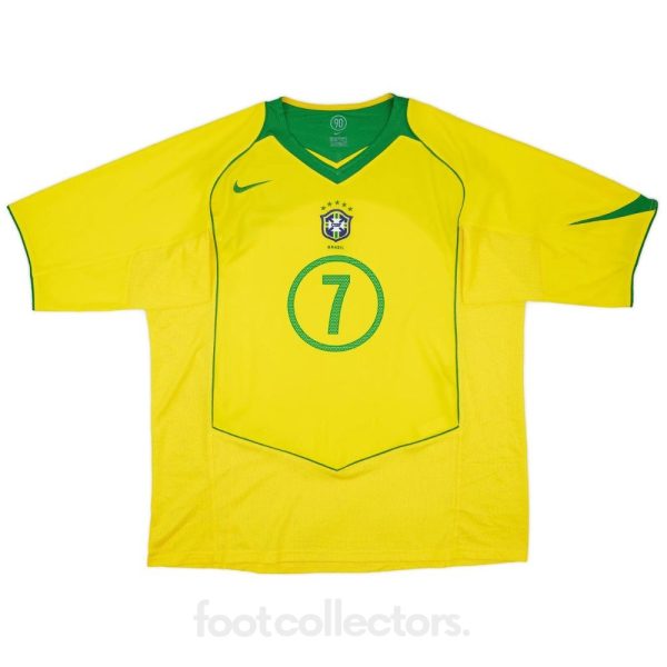 Maillot Bresil Adriano 2004-2006 Domicile