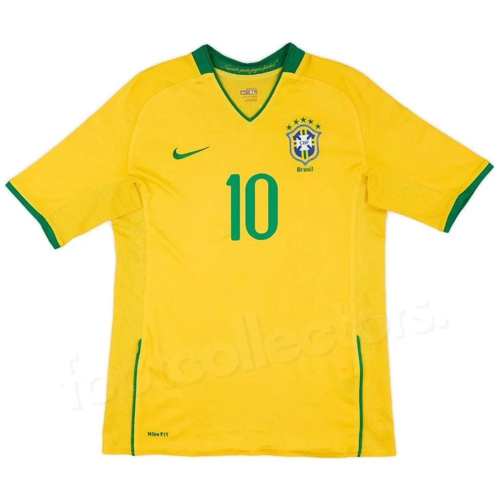 Maillot Bresil Domicile 2008-2010 Ronaldinho – Image 2