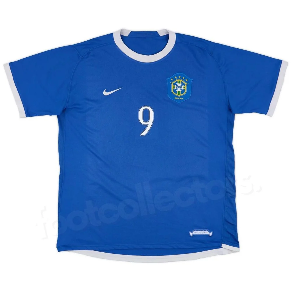 Maillot Bresil Exterieur 2006-2007 Ronaldo