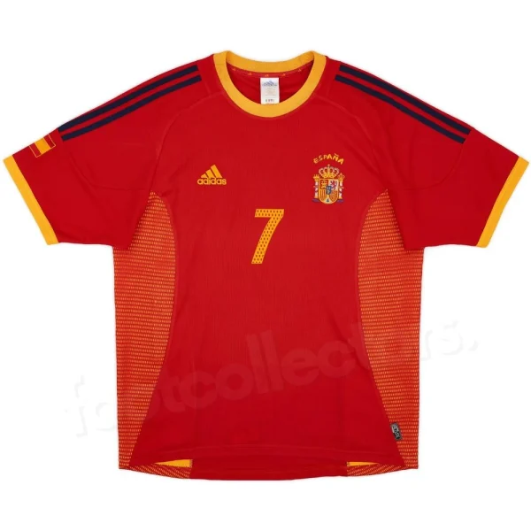 Spain Home Jersey 2002-2004 Raul