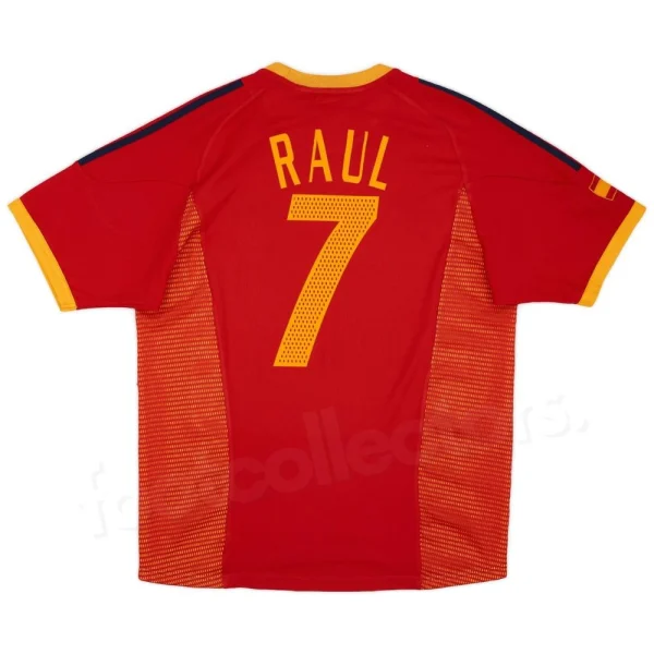 Spain Home Jersey 2002-2004 Raul