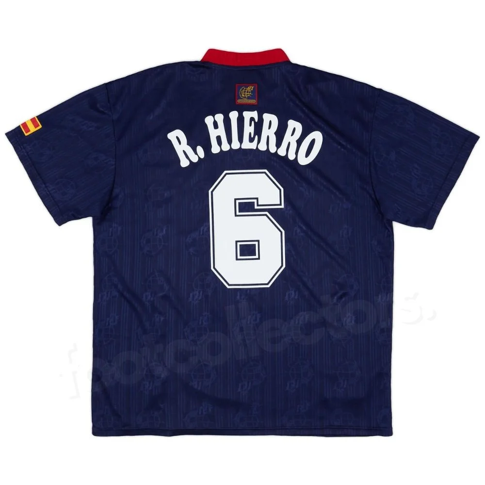 Spain Away Jersey 1996-1998 R. Hierro