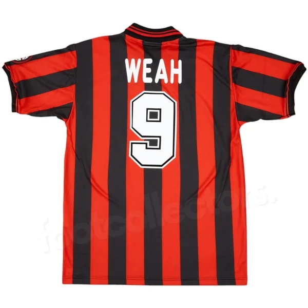 AC Milan Home Jersey 1996-1997 Weah