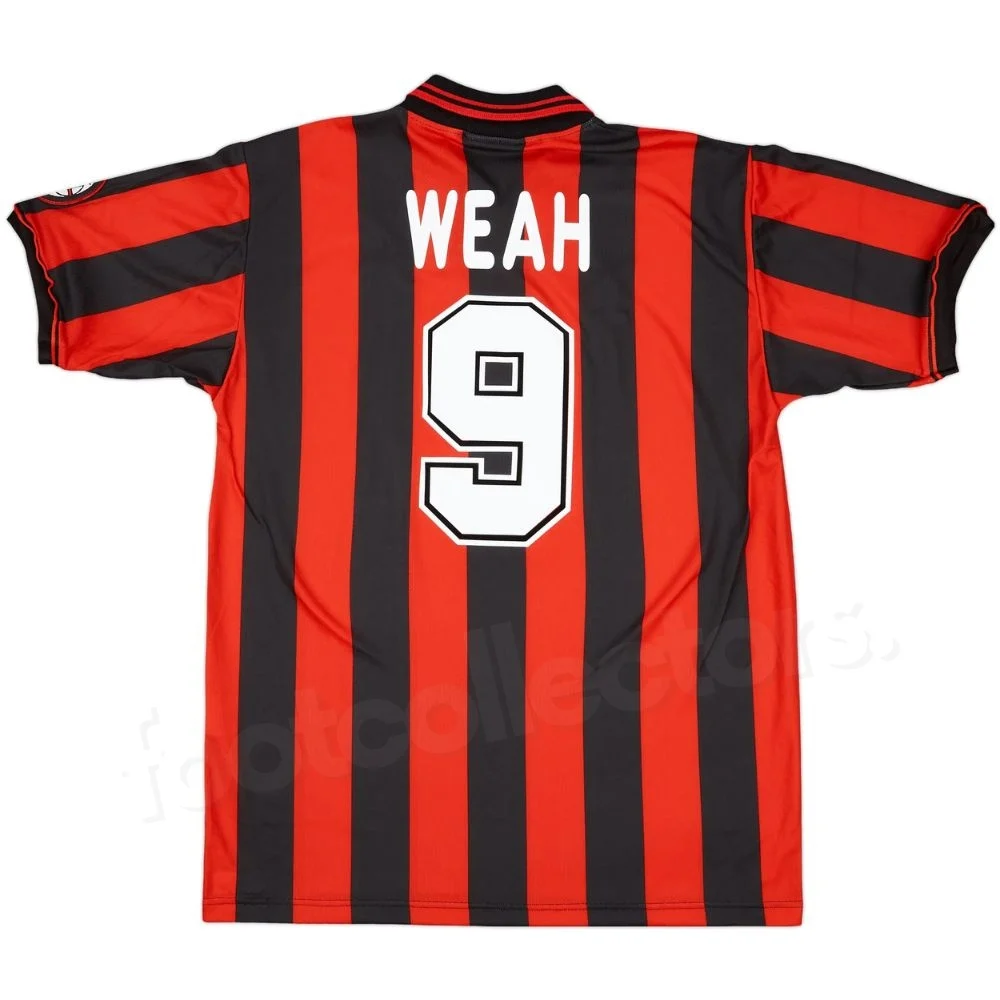 Maillot Milan AC Domicile 1996-1997 Weah