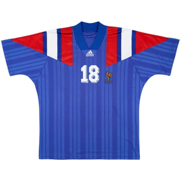 Maillot Equipe de France Domicile 1992-1994 Cantona