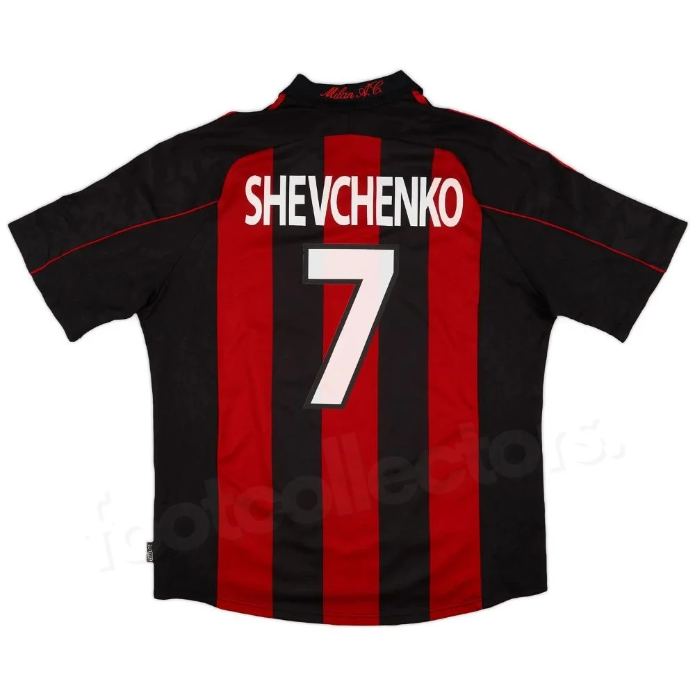 Maillot Milan AC Domicile 2000-2002 Chevchenko