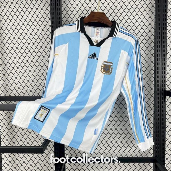 Maillot Argentine Domicile 1998 Manches Longues