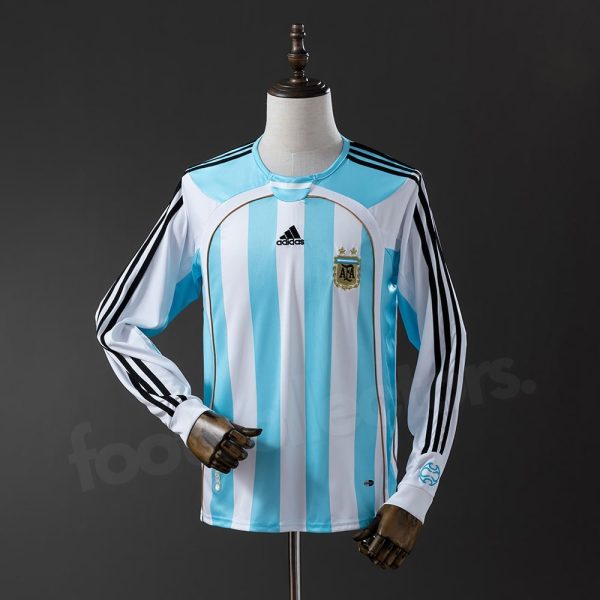 Maillot Argentine Domicile 2006 Manches Longues