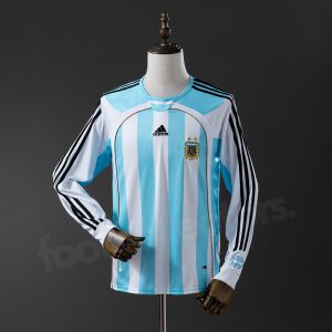 Maillot Argentine Domicile 2006 Manches Longues (1)