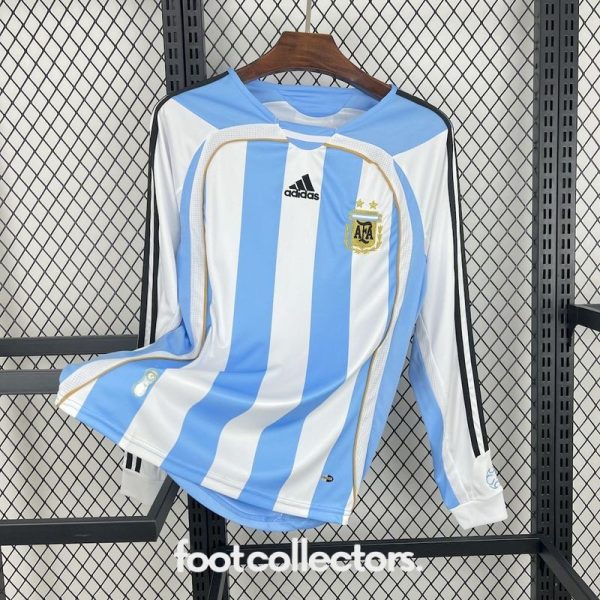 Maillot Argentine Domicile 2006 Manches Longues