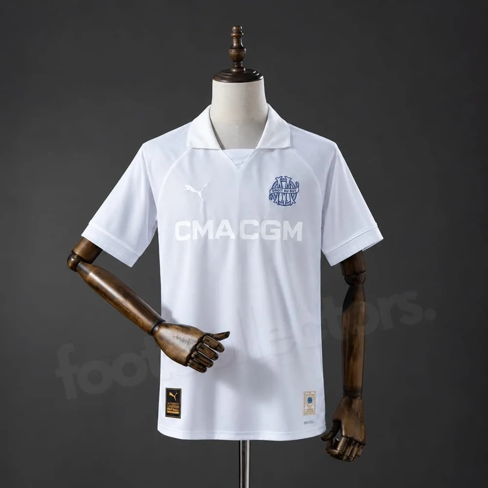 Maillot OM Marseille 125 ans Anniversaire blanc (1)