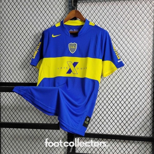 Maillot Boca Junior Domicile 2005-2006 100 ans