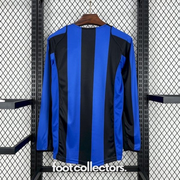 Maillot Inter Milan Domicile 2004 2005 Manches Longues