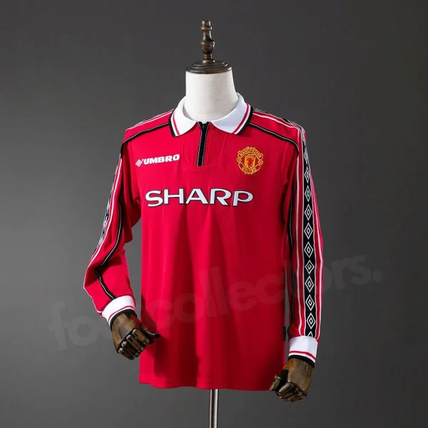 Camiseta de manga larga del Manchester United, temporada 1998-1999 (local).