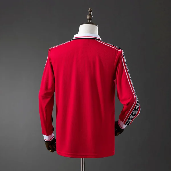 Camiseta de manga larga del Manchester United, temporada 1998-1999 (local).