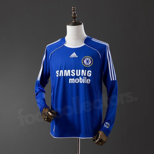 Maillot Chelsea Domicile 2006-2007 Manches Longues