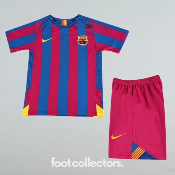 Maillot Enfant Barca Domicile 2005 2006 (1)