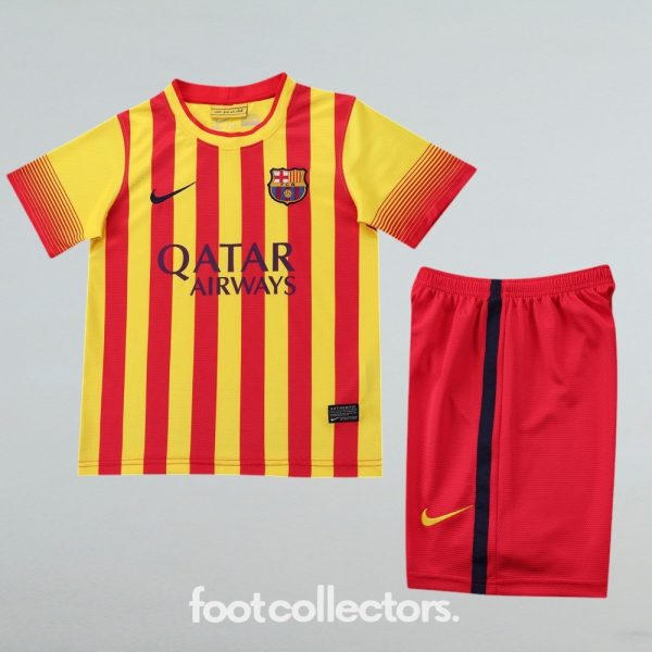 Maillot Enfant Barca Exterieur 2013 2014 (1)