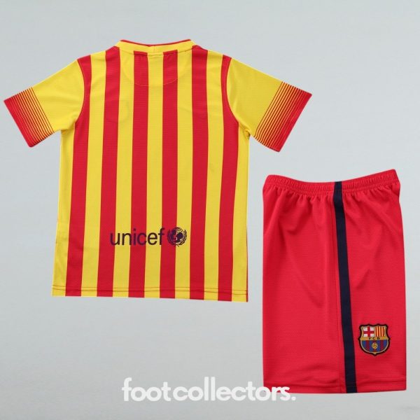 Maillot Enfant Barca Exterieur 2013 2014 (2)