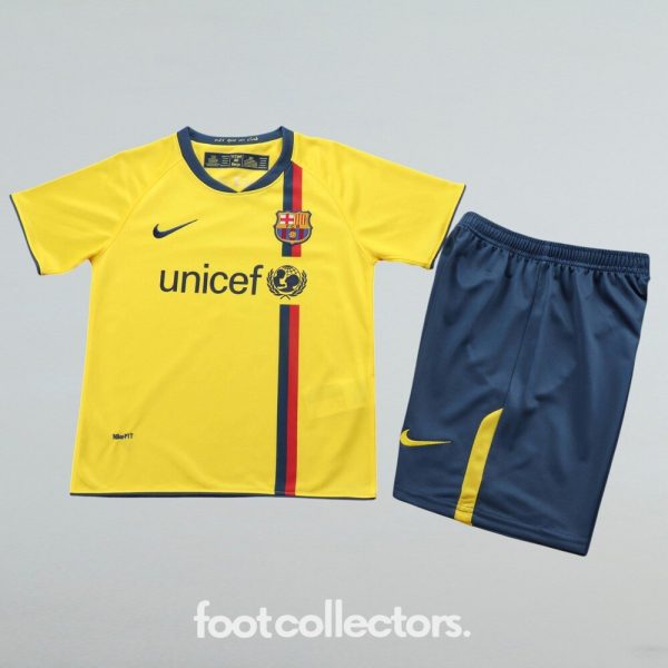 Maillot Enfant Barca Exterieur 2008 2009 (1)