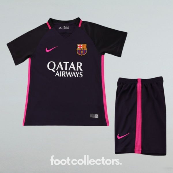 Maillot Enfant Barca Exterieur 2016 2017 (1)