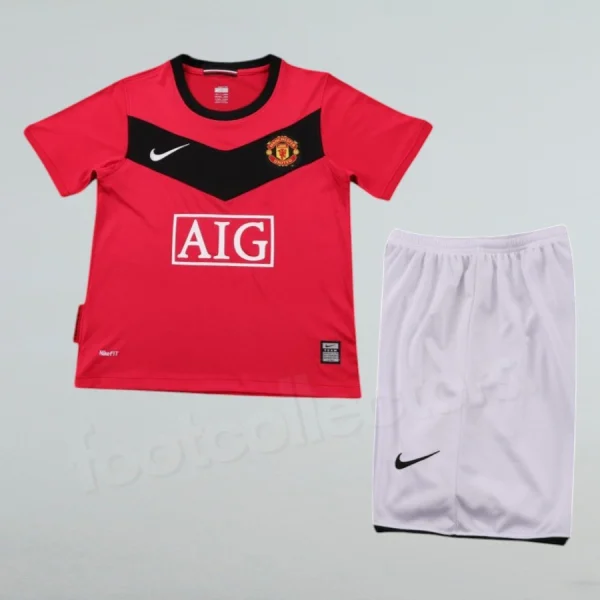 Maillot Enfant Manchester Domicile 2009 2010