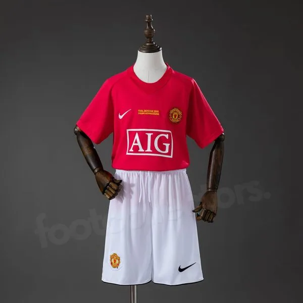 Maillot Enfant Manchester United Domicile 2007 2008