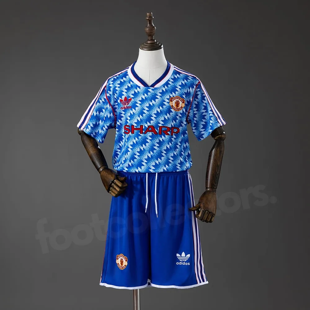 Maillot Enfant Manchester United Exterieur 1990-1992