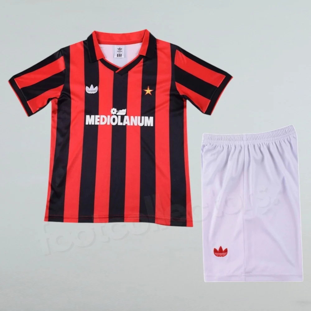 Maillot Enfant Milan AC Domicile 1990 1991 (1)