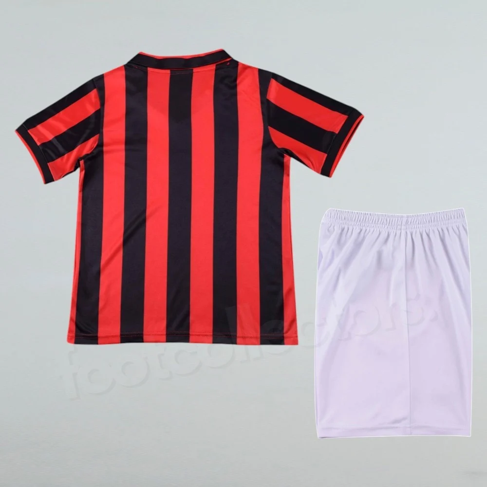 Maillot Enfant Milan AC Domicile 1990 1991 (2)