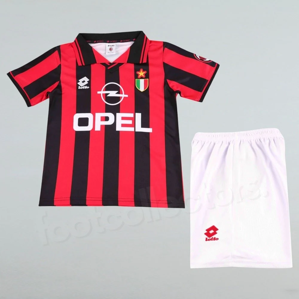 Maillot Enfant Milan AC Domicile 1996 97 (3)