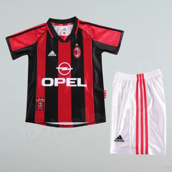 Maillot Enfant Milan AC Domicile 1998 1999