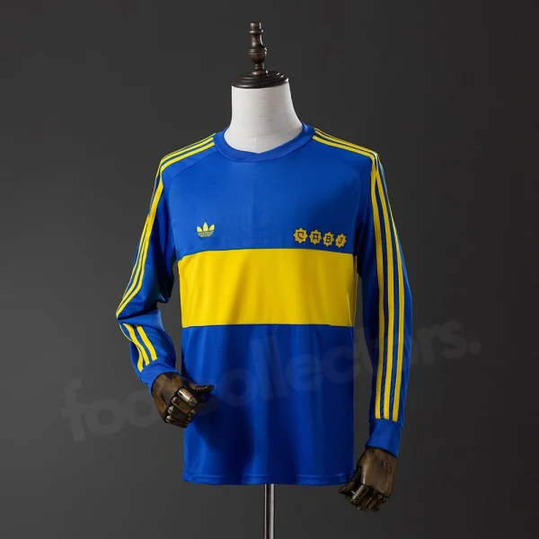 Boca Juniors Home Jersey 1981-1982 Long Sleeves